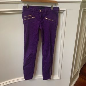 Purple Juicy Couture pants size 25